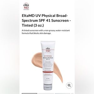 BRAND NEW IN BOX. Never opened. Elta MD UV Physical tinted SPF 41.